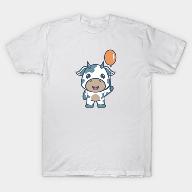 CUTE COW T-Shirt by BERKAH SERAWUNG